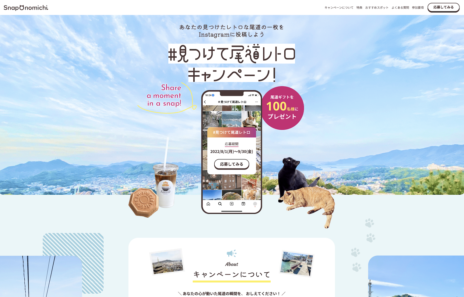 架空キャンペーンLP